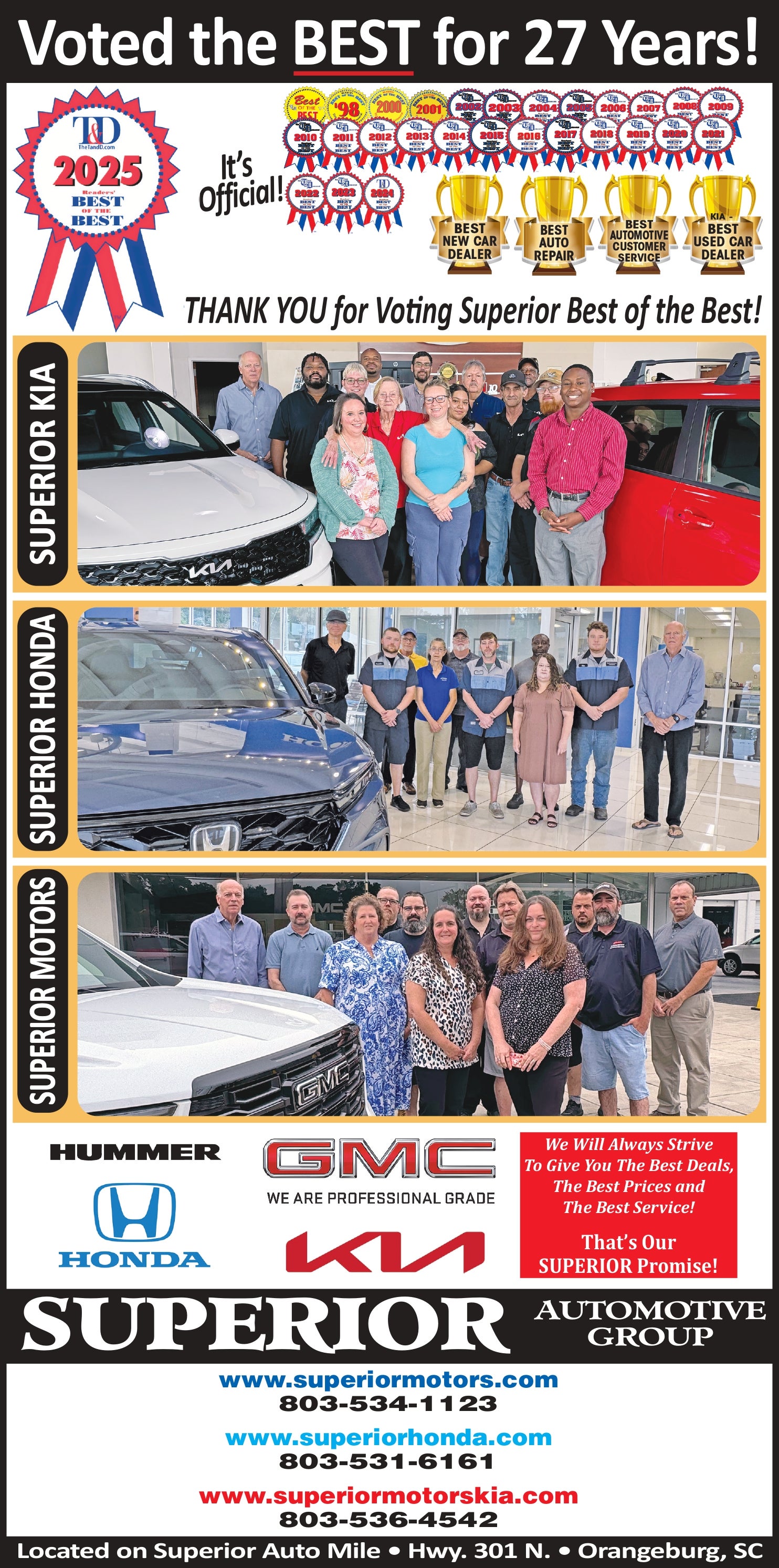 Superior Motors in Orangeburg SC